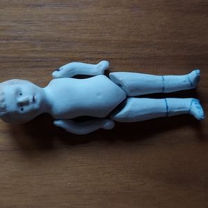 Antique Nippon Bisque Minature Doll 4.5" tall